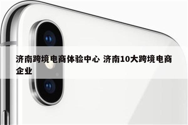 济南跨境电商体验中心 济南10大跨境电商企业