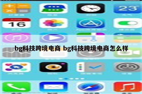 bg科技跨境电商 bg科技跨境电商怎么样