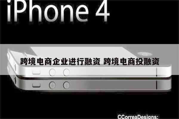 跨境电商企业进行融资 跨境电商投融资