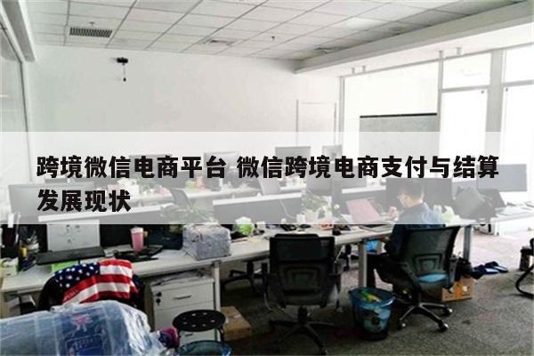 跨境微信电商平台 微信跨境电商支付与结算发展现状