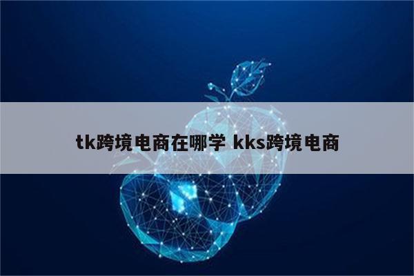 tk跨境电商在哪学 kks跨境电商