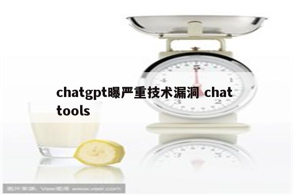 chatgpt曝严重技术漏洞 chat tools
