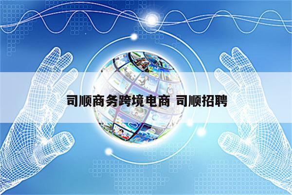 司顺商务跨境电商 司顺招聘