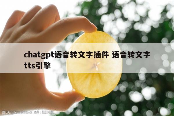 chatgpt语音转文字插件 语音转文字tts引擎