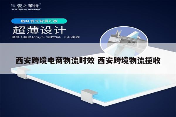 西安跨境电商物流时效 西安跨境物流揽收
