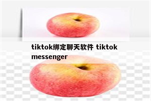 tiktok绑定聊天软件 tiktok messenger
