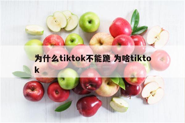 为什么tiktok不能跪 为啥tiktok