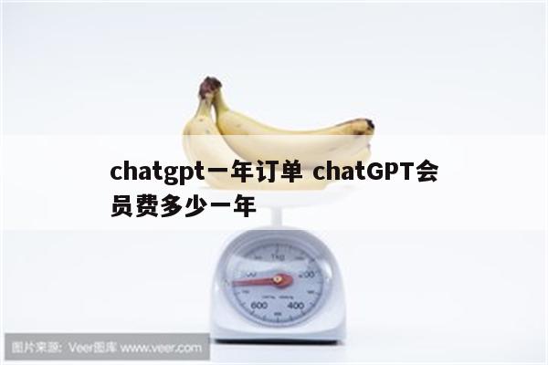 chatgpt一年订单 chatGPT会员费多少一年