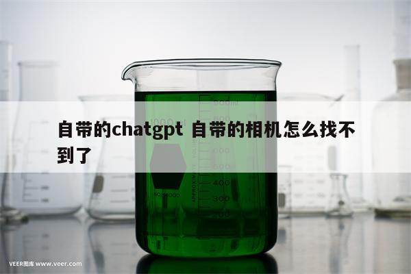 自带的chatgpt 自带的相机怎么找不到了