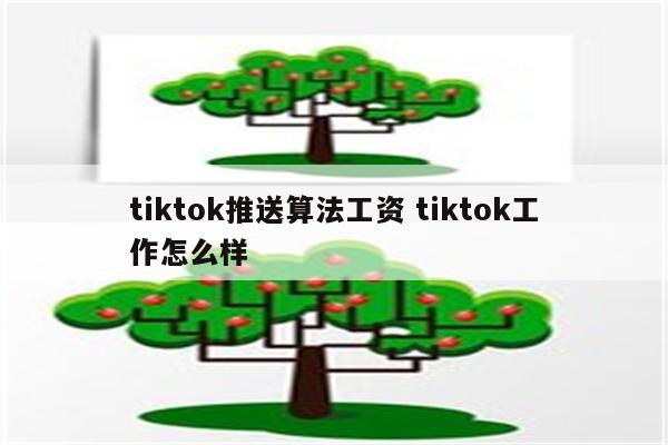 tiktok推送算法工资 tiktok工作怎么样