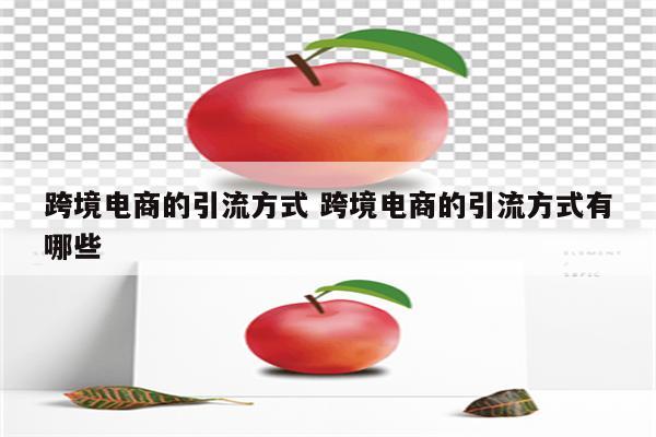 跨境电商的引流方式 跨境电商的引流方式有哪些