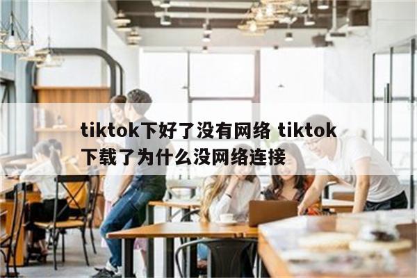 tiktok下好了没有网络 tiktok下载了为什么没网络连接