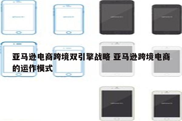 亚马逊电商跨境双引擎战略 亚马逊跨境电商的运作模式