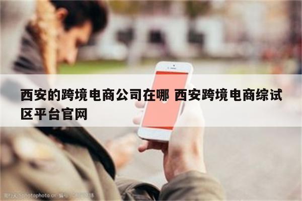 西安的跨境电商公司在哪 西安跨境电商综试区平台官网