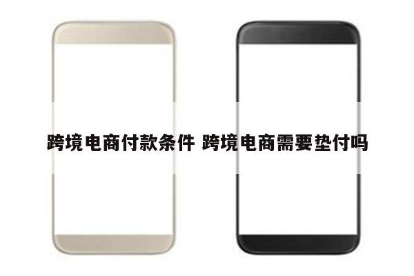 跨境电商付款条件 跨境电商需要垫付吗