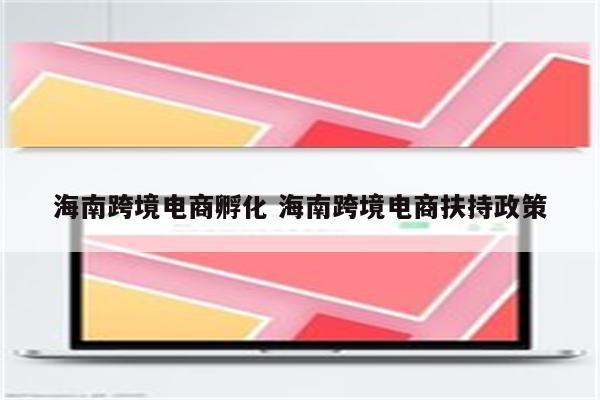 海南跨境电商孵化 海南跨境电商扶持政策