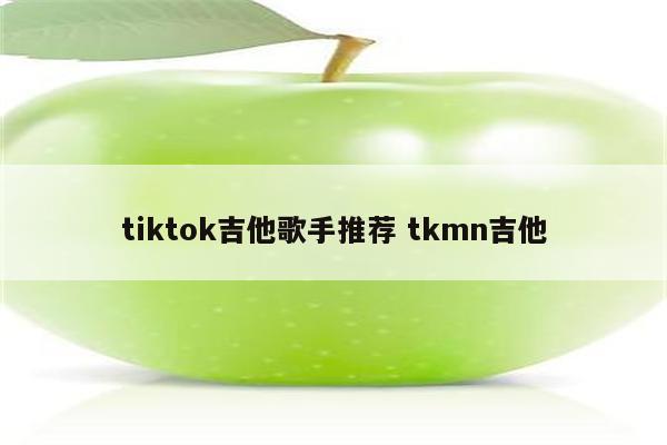 tiktok吉他歌手推荐 tkmn吉他