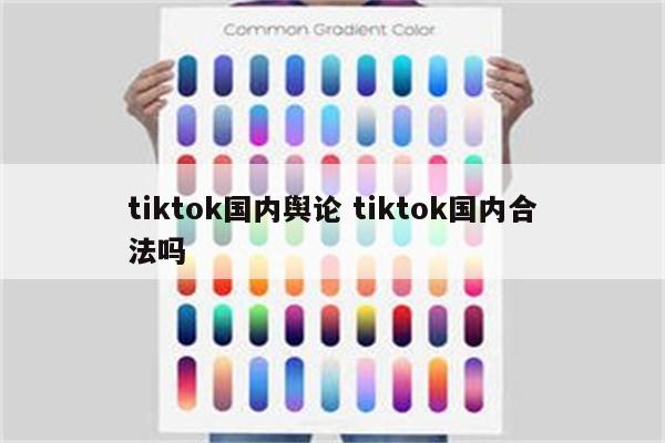 tiktok国内舆论 tiktok国内合法吗