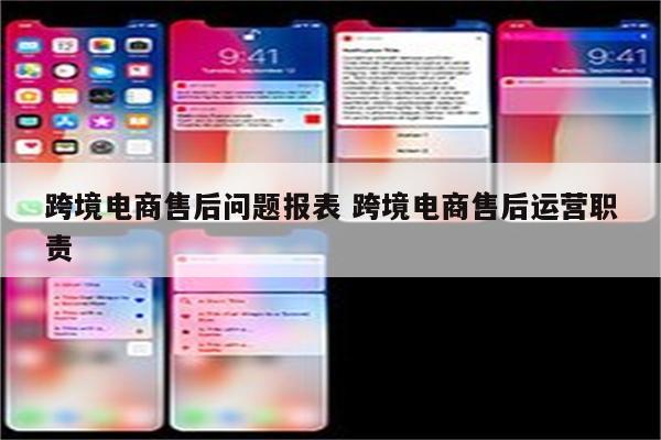 跨境电商售后问题报表 跨境电商售后运营职责