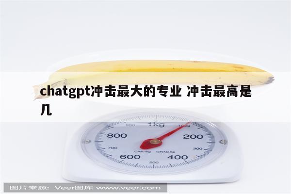 chatgpt冲击最大的专业 冲击最高是几