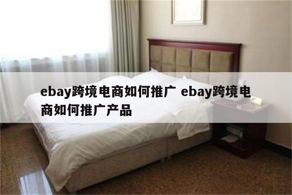 ebay跨境电商如何推广 ebay跨境电商如何推广产品