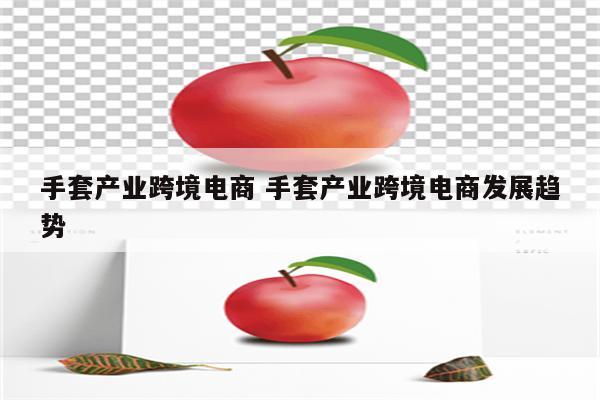手套产业跨境电商 手套产业跨境电商发展趋势