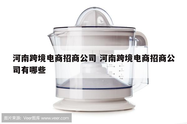 河南跨境电商招商公司 河南跨境电商招商公司有哪些