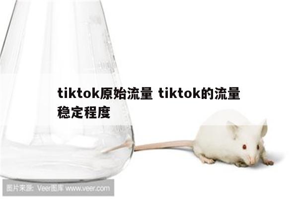 tiktok原始流量 tiktok的流量稳定程度