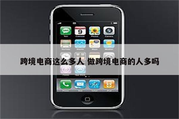 跨境电商这么多人 做跨境电商的人多吗