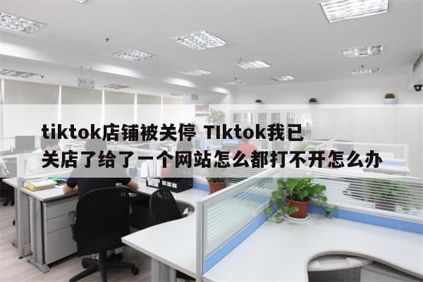 tiktok店铺被关停 TIktok我已关店了给了一个网站怎么都打不开怎么办