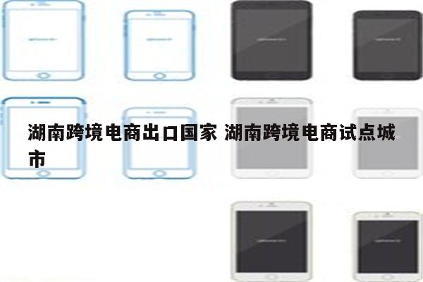 湖南跨境电商出口国家 湖南跨境电商试点城市