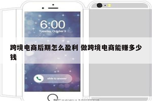 跨境电商后期怎么盈利 做跨境电商能赚多少钱