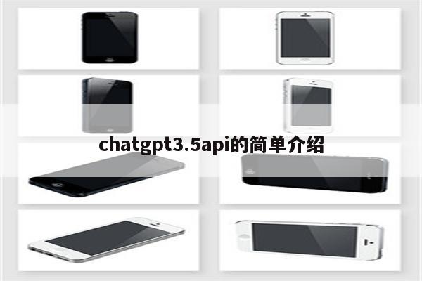 chatgpt3.5api的简单介绍