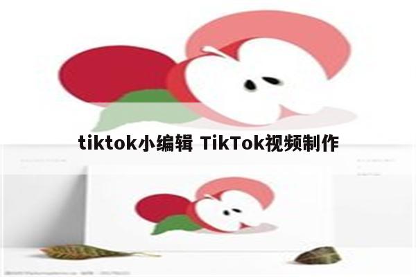 tiktok小编辑 TikTok视频制作