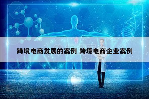 跨境电商发展的案例 跨境电商企业案例