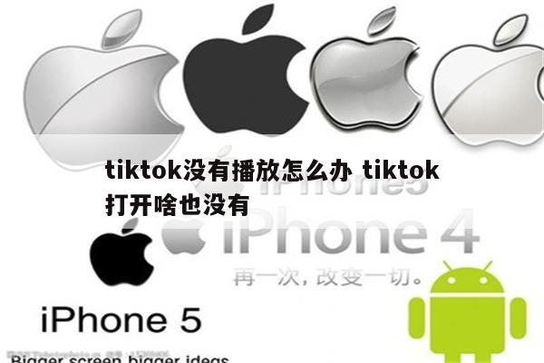 tiktok没有播放怎么办 tiktok打开啥也没有