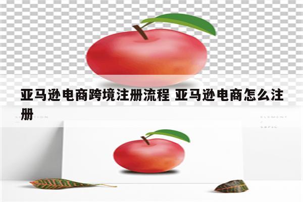亚马逊电商跨境注册流程 亚马逊电商怎么注册