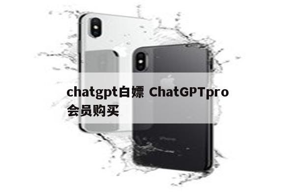 chatgpt白嫖 ChatGPTpro会员购买