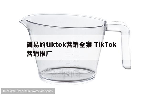 简易的tiktok营销全案 TikTok营销推广