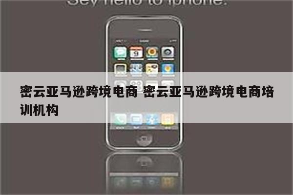 密云亚马逊跨境电商 密云亚马逊跨境电商培训机构