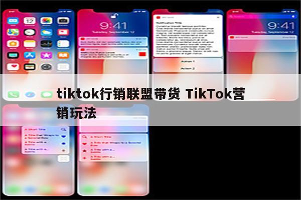 tiktok行销联盟带货 TikTok营销玩法