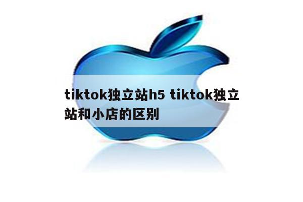 tiktok独立站h5 tiktok独立站和小店的区别