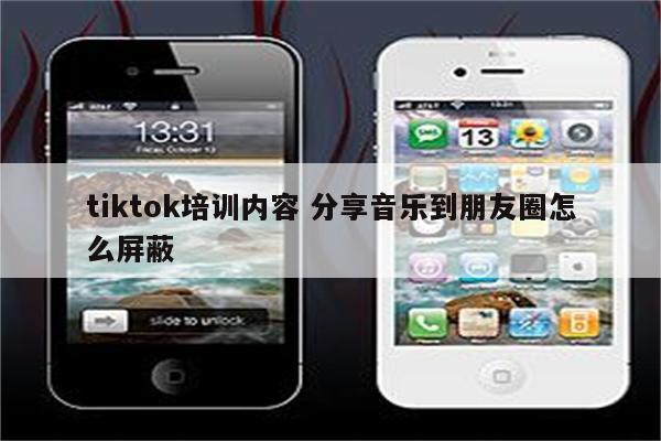 tiktok培训内容 分享音乐到朋友圈怎么屏蔽
