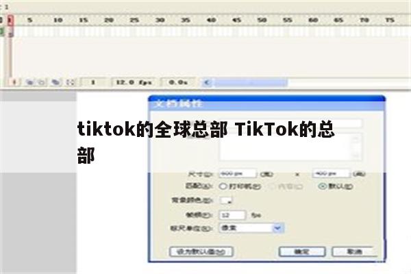 tiktok的全球总部 TikTok的总部