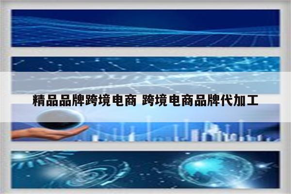 精品品牌跨境电商 跨境电商品牌代加工