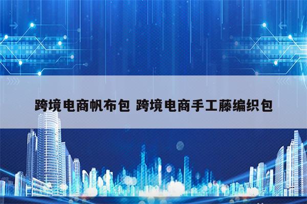 跨境电商帆布包 跨境电商手工藤编织包