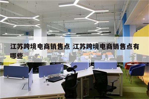江苏跨境电商销售点 江苏跨境电商销售点有哪些