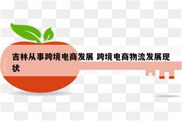 吉林从事跨境电商发展 跨境电商物流发展现状