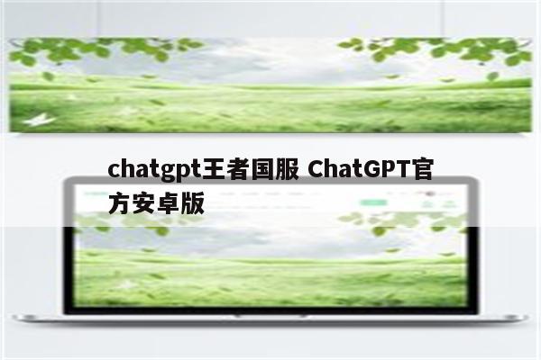 chatgpt王者国服 ChatGPT官方安卓版