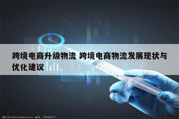 跨境电商升级物流 跨境电商物流发展现状与优化建议